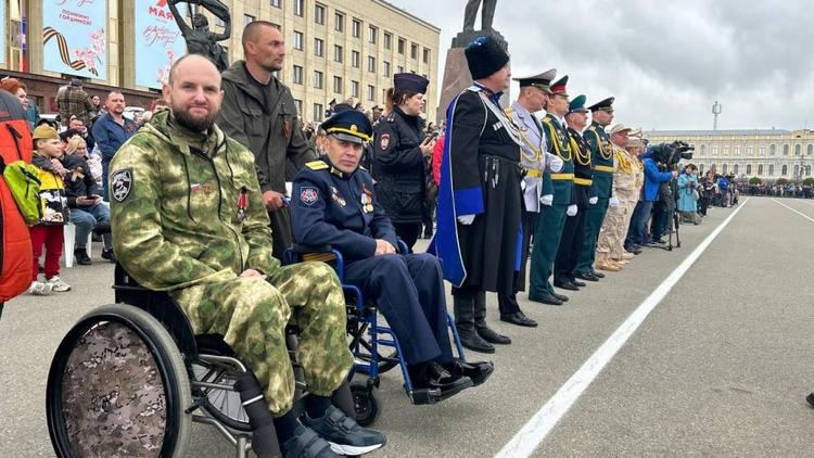 Ставропольские ветераны СВО стали почётными гостями на параде в честь Дня Победы