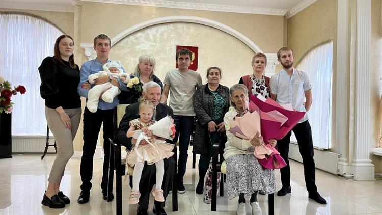Бриллиантовую свадьбу отметили жители Предгорного округа Ставрополья