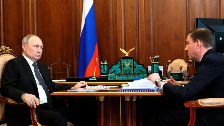 Владимир Путин встретился с первым заместителем Председателя Совета Федерации Андреем Турчаком