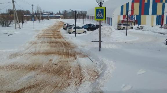 Территорию спортшколы «Наследие» в Ставрополе расчистили от снега
