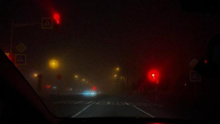 Туман и минусовая температура осложнили движение в Ставрополе
