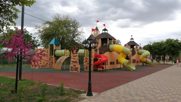 Детские игровые площадки создают в парках и скверах Ставрополья