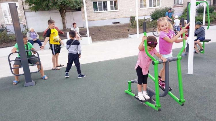 Ещё две спортплощадки появились в Ставропольских сёлах Туркменского округа