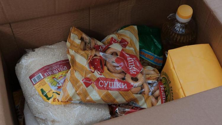 Более 7 тонн гуманитарной помощи отправили из Ставрополя в Белгородскую область