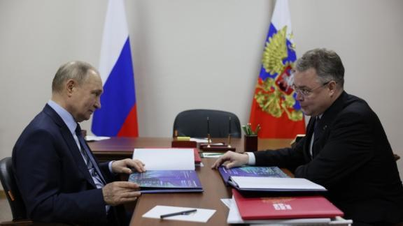 Владимир Путин провёл рабочую встречу с губернатором Ставрополья
