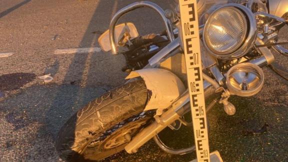 В Ставрополе пьяный мотоциклист спровоцировал ДТП: пострадала пассажирка