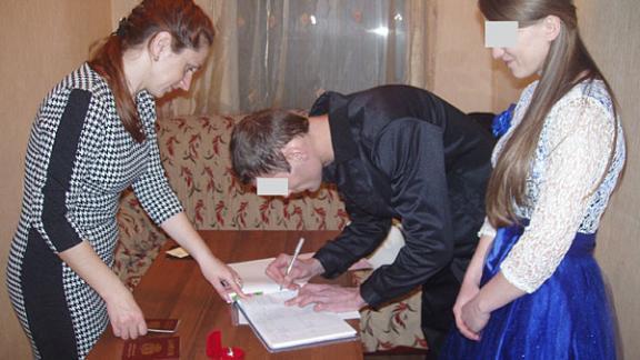 На Ставрополье в исправительной колонии зарегистрировали брак осужденного