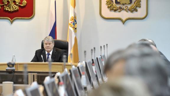 В правительстве Ставропольского края подвели итоги 2012 года