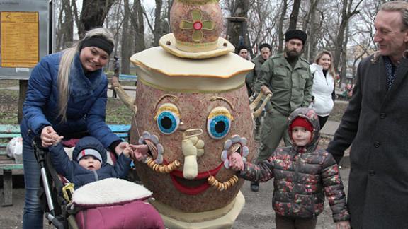 Казачью Масленицу отметили в Центральном парке Ставрополя