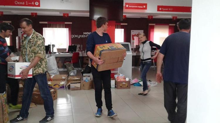 Гуманитарную помощь подтопленцам отправили жители Александровского района