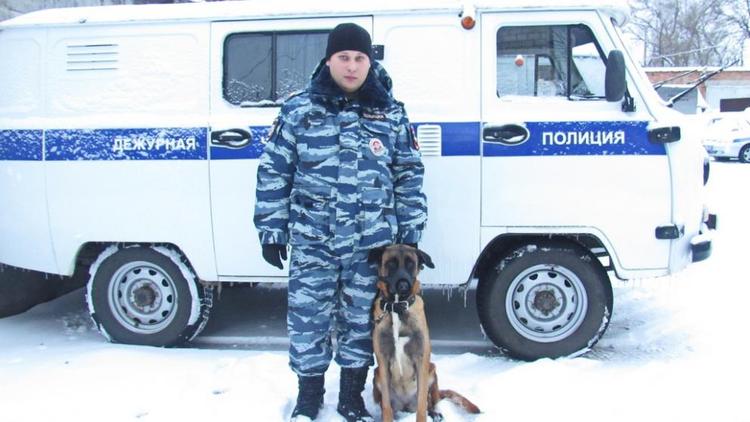 Полицейский-кинолог задержал в селе Александровском грабителя