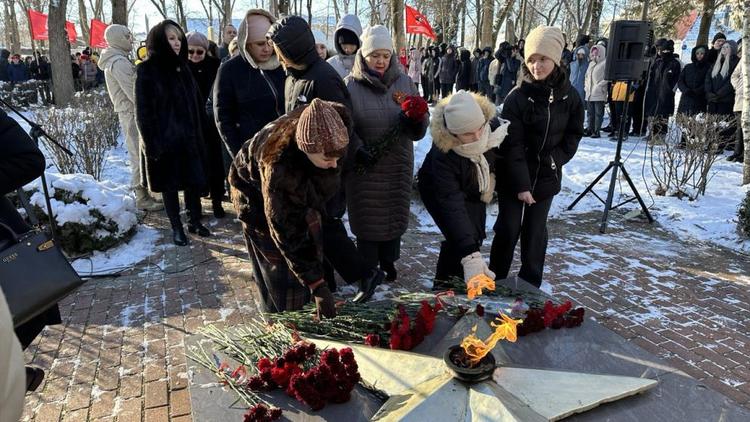 В Новоалександровске отметили 81-ю годовщину освобождения от фашистов