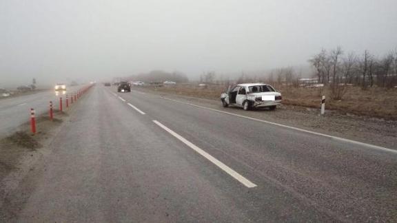 В Андроповском районе в ДТП пострадал водитель-нарушитель и его пассажир