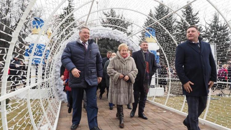 В Кисловодске открыли обновлённый сквер Победы