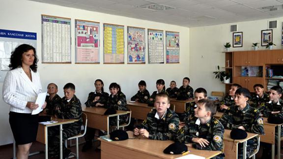 Необычное начало учебного года в кадетской школе имени генерала Ермолова