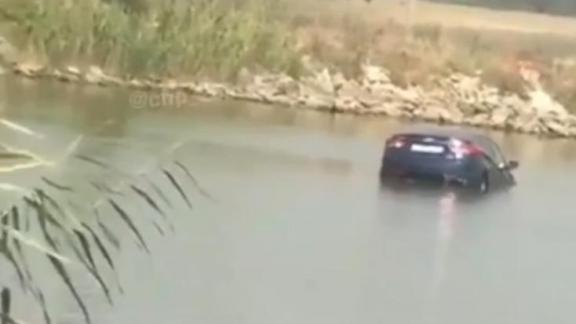В Изобильненском округе на базе отдыха авто ушло под воду
