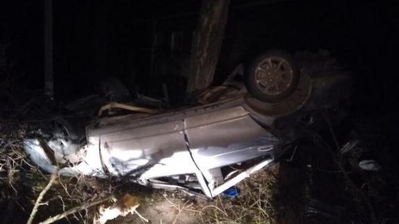 Пассажиры перевернувшегося авто в Апанасенковском районе чудом уцелели