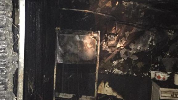 В Андроповском районе сгорел многоквартирный дом