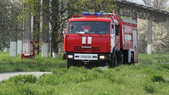Пожар на мясокомбинате произошел в Красногвардейском районе Ставрополья