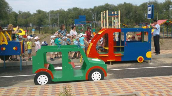 Новый автогородок на базе детского сада открылся в селе Красногвардейском