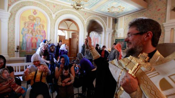 В Ставрополе прошла церковная служба для детей с тяжелыми заболеваниями