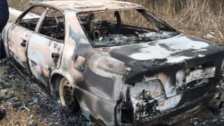 В Пятигорске в автомобиле обнаружено обгоревшее тело мужчины
