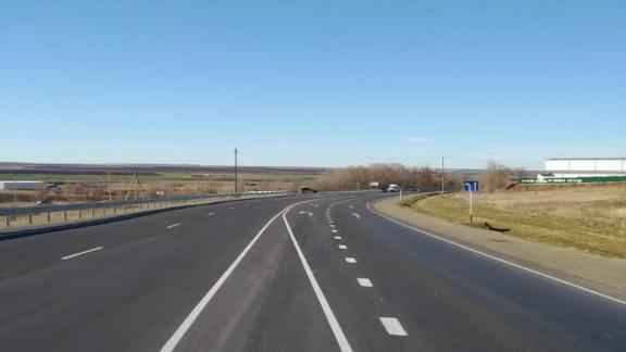 На Ставрополье отремонтировали участок дороги Светлоград - Благодарный - Будённовск