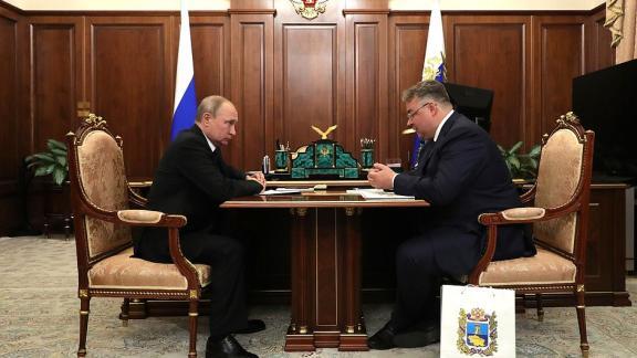 Президент России обсудил с губернатором Ставрополья предложения по развитию Кавминвод