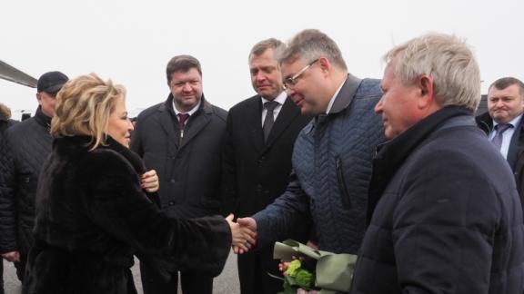 Глава Совета Федерации Валентина Матвиенко прибыла на Ставрополье