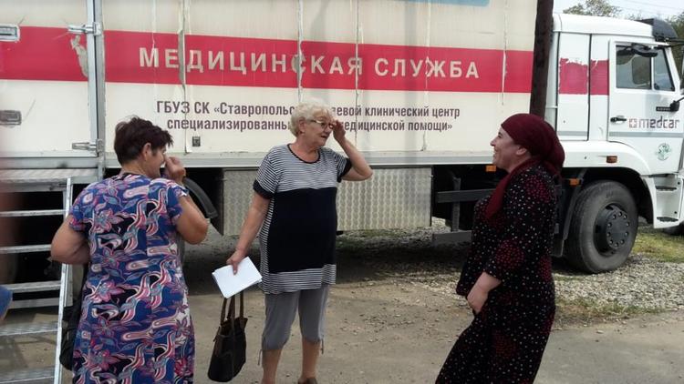 Мобильный комплекс Ставропольской больницы позволил обследовать 2430 пациентов за полгода