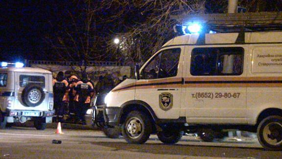 В Ставрополе в маршрутку врезалась легковушка с буйными пассажирами