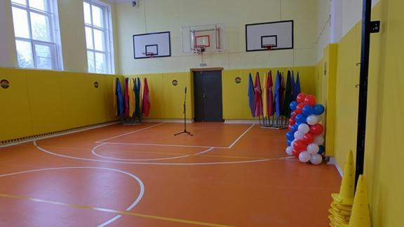Реконструкция спортзала позволила создать на хуторе Мищенском школьный спортивный клуб