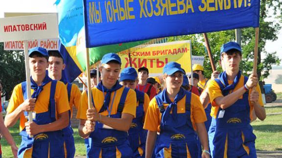 Слет ученических производственных бригад собрал на Ставрополье более 300 школьников страны