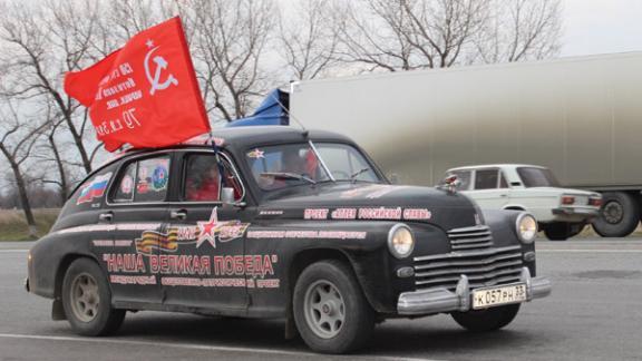 Автопробег «Эстафета памяти» прибыл на Ставрополье