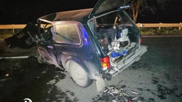 В Левокумском районе столкнулись «Нива» и «Гранта»: оба водителя погибли