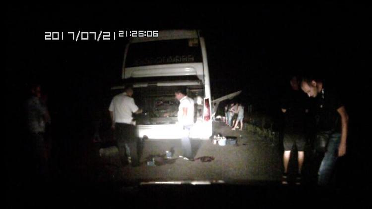 Ставропольские инспекторы помогли пассажирам сломавшегося автобуса