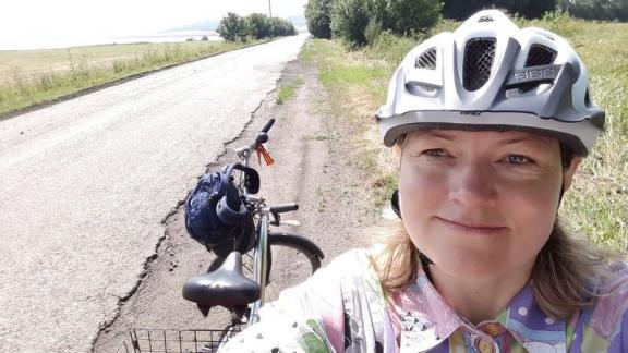 Ставропольчанка Наталья Иванова отправилась на велосипеде во Владивосток