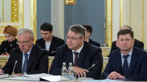 Губернатор Ставрополья принял участие в заседании Госсовета по вопросам экологии