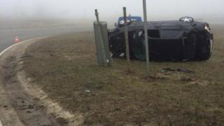 В Шпаковском районе в результате ДТП с опрокидыванием автомобиля погиб пассжир