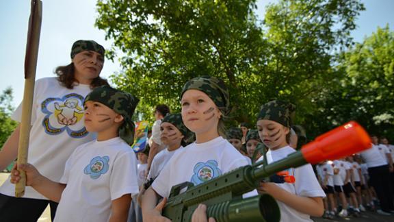 Малыши вышли на тропу зарнички в Ставрополе