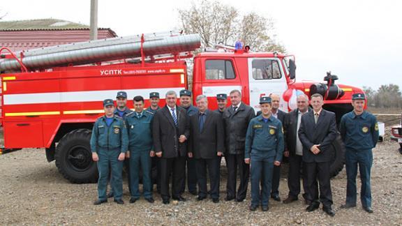 Собственная пожарная часть открылась в селе Новоромановском