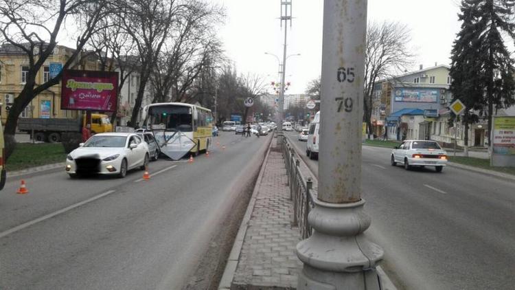 Один человек пострадал в Пятигорске в тройном ДТП