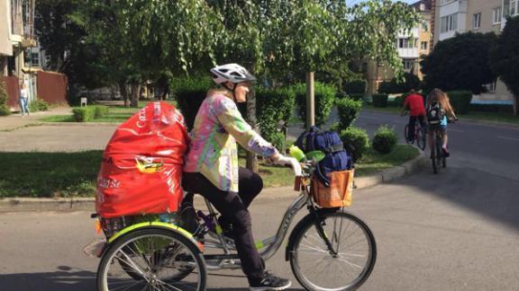 Ставропольчанка проедет 2 тысячи километров на трёхколёсном велосипеде