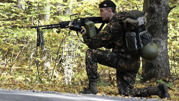 Ставропольские кадеты и ОМОНовцы провели совместную тренировку на уникальном полигоне