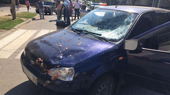 В Ставрополе пьяный водитель «Калины» на пешеходном переходе сбил на двух человек