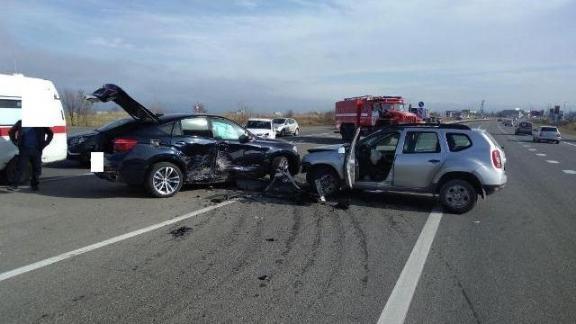 Тройная авария в Минераловодском городском округе закончилась серьезными травмами для одного из пассажиров