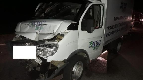 Водитель «ГАЗели» пострадал в ДТП с «КамАЗом» на трассе «Кавказ»