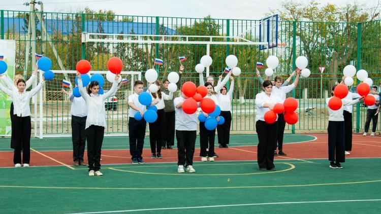 Новую спортплощадку открыли в селе Новая Жизнь на Ставрополье