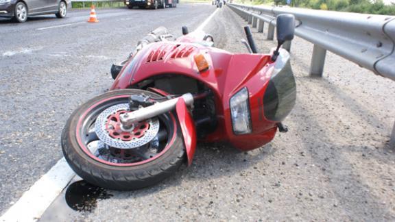 На федеральной дороге «Кавказ» пострадал мотоциклист