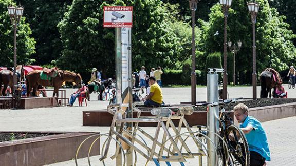 В Ставрополе на площади 200-летия появился велосервис
